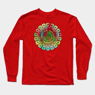 Fancy Mandala Design two Long Sleeve T-Shirt